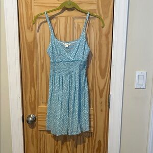 Aeropostale Light Blue Floral Dress